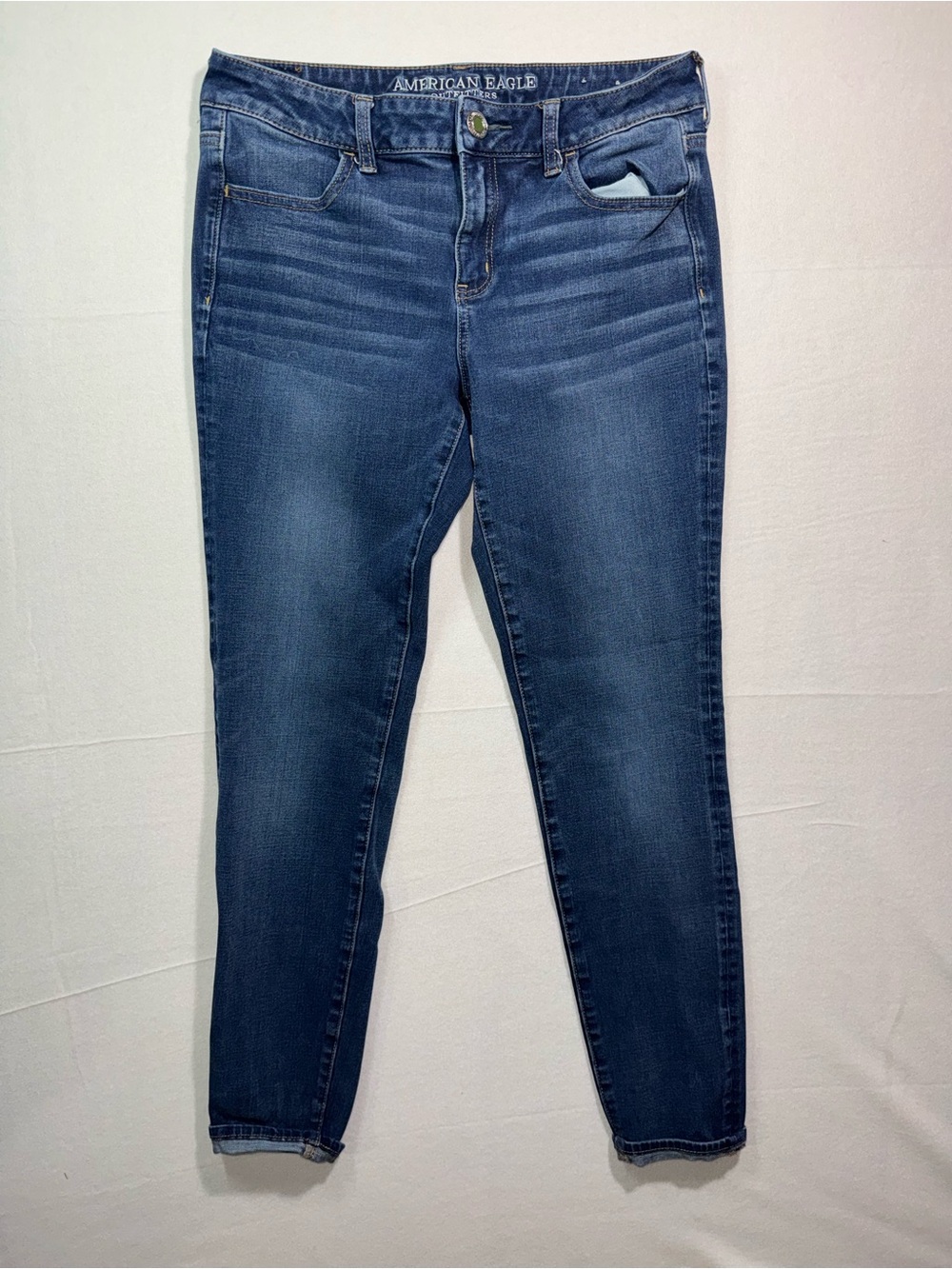 American Eagle Outfitters Womens Medium Blue Skinny Jeans